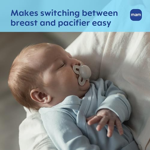 Image of MAM Original Start Baby Pacifiers 0-3 Mths Skin Soft Silicone, 2 Pack