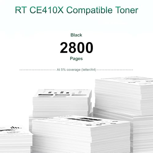 Cartucho de toner MICR de alto rendimento compatível com toner de reposição para HP 305X CE410X Lase