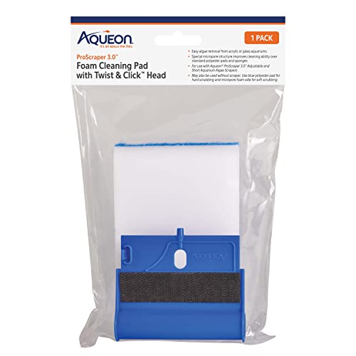 Image of Aqueon ProScraper 3.0 Foam Cleaning Pad & Twist & Click Head