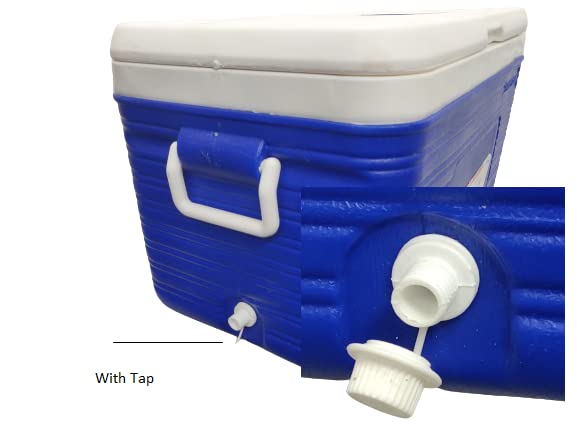 Image of Princeware Insulated Chiller Ice Box 50 LTR with Vent Lid,Tap (Blue)