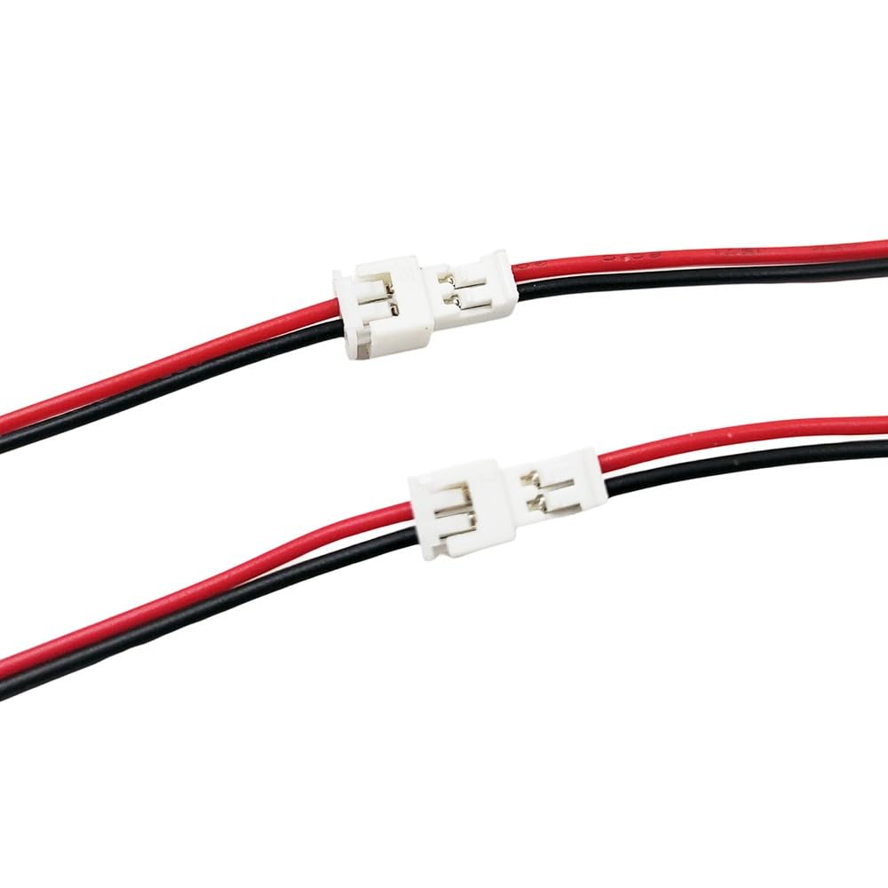 2/5/10 par Mini JST 1,25 mm ZH1,5 PH2.0 XH2,54 SM2. 2-pinowy męski żeński kabel złącza wtykowego 2P przewód elektroniczny (JST 1,25 mm 20 cm, 5 par)