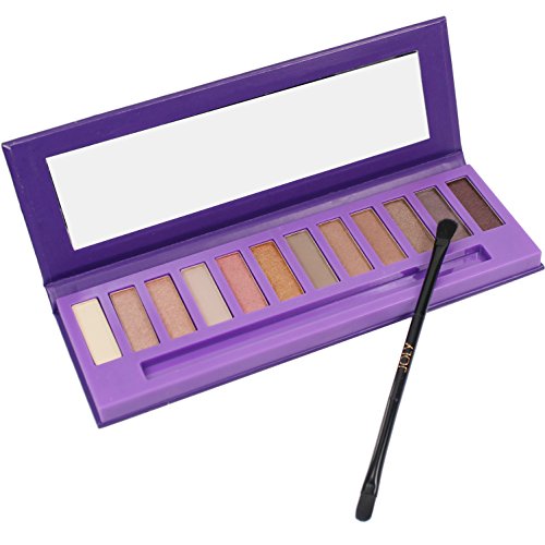 Joly 12 Color NK1 NK2 NK3 Cosmetic Eyeshadow Eye Shadow Palettes with Makeup Brush (NK3)