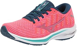 Mizuno womens Wave Rider 25 Running Shoe, Cayenne-phlox Pink, 8.5 US
