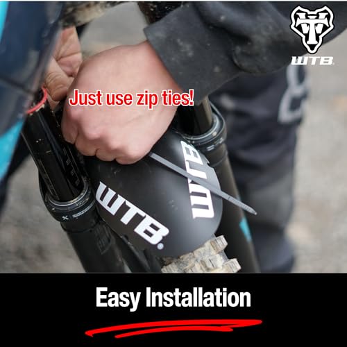 Image of WTB Bicycle Fender (Mud Guard) Easy Install - Fork Mount - Black (Gravel /Mountain)