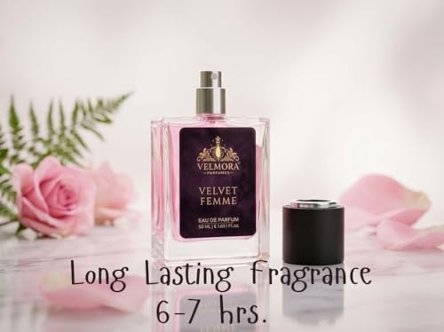 Image of Eau De Parfum 50 ml | Long Lasting Premium Fragrance Perfume Spray | Fresh Luxury Scent for Daily Wear Office Party Travel and Special Occasions (Velvet Femme)