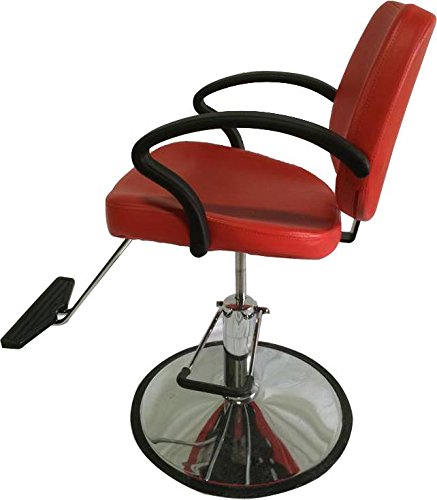Classic Hydraulic Styling Barber Chair Salon Equipment Hair Beauty Supply - DS/SC-3001-red - Thumbnail 4