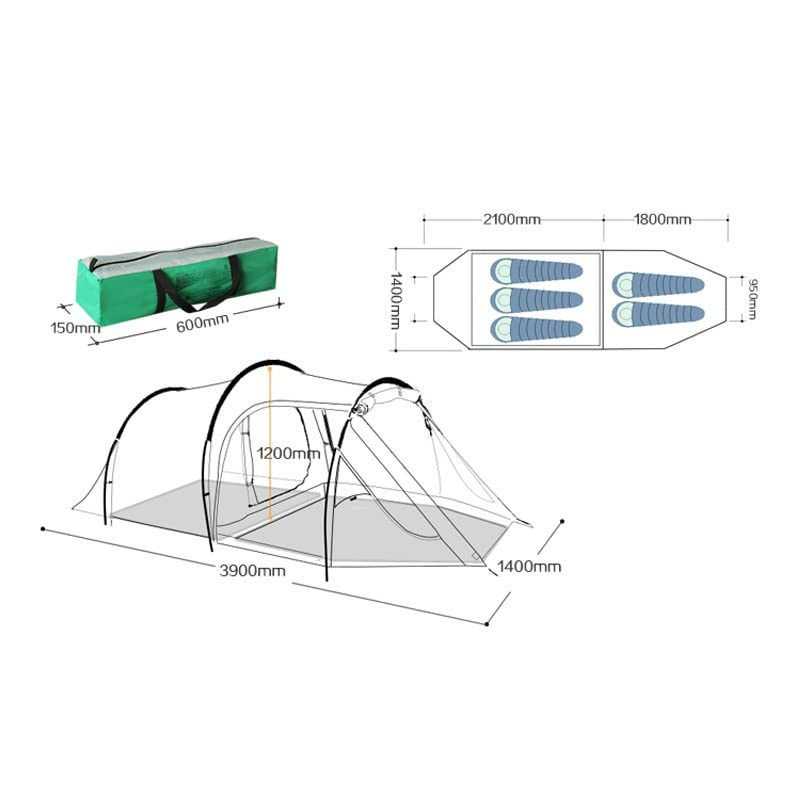 Carpa portátil para camping para 1 persona miniatura 2