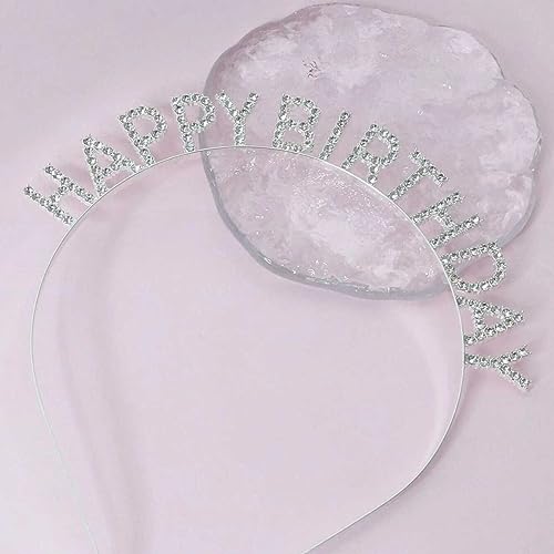 Tiara de Cabelo Happy Birthday Aniversário Parabéns