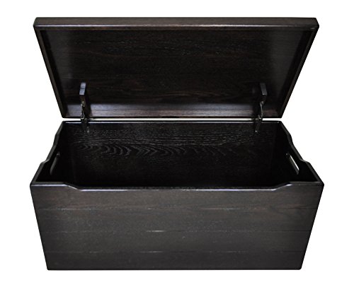 image for Hope Woodworking 36” Wooden Toy Chest – Handmade Amish Toy Box –