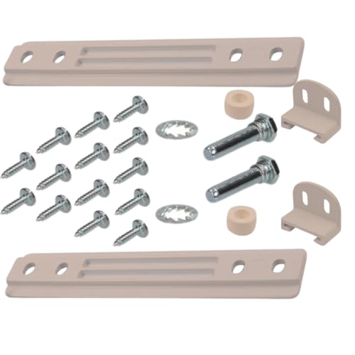 Kit de fijación de puerta de armario integrado para nevera y congelador compatible con INDESIT - C00113973