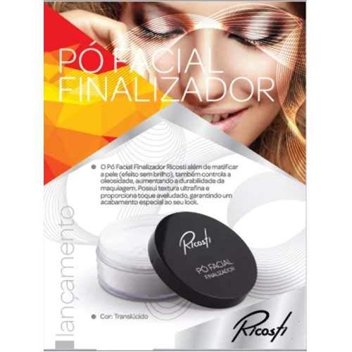Pó Facial Finalizador Translucido, Ricosti