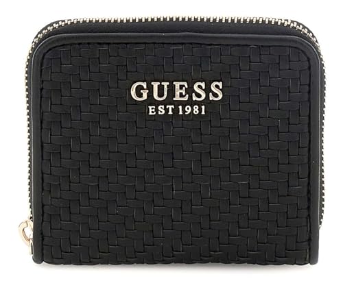 Porte-monnaie GUESS Phaedra portefeuille noir zippé tout-en-un