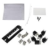 Dieses Wand- und Rack-Mount-Patchpanel wird mit 6 Anschlüssen geliefert.