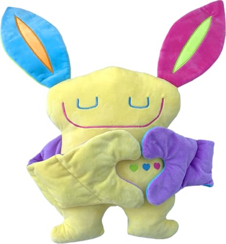 Weighted plush toy with soft hugable arms