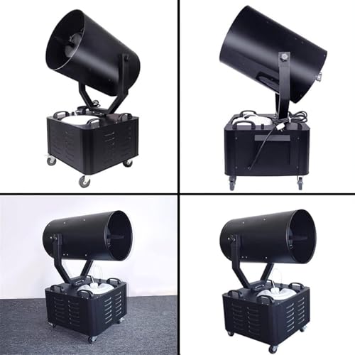 Máquina de nieve de cabeza giratoria 360°, generador vertical de copos de nieve de 3000 W para escenario, alcance de chorro de 10-15 m y área de cobertura de 150 m2, con protección contra fugas, ideal para Navidad, carnavales y presentaciones en vivo miniatura 7