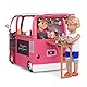 Our Generation – Fahrzeug-Spielset – Küchen- und Kochbereich – 46 cm Puppenzubehör – Spielnahrung – Spielzeug für Kinder ab 3 Jahren – Grill to Go Food Truck
