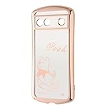 Google Pixel 8a ケース プーさん Pixel8a グーグル ピクセル エイトエー ピクセル8a キャラクター クリア メタリック カバー ソフトケース スマホカバー スマホケース