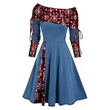 Trägerkleid Gotischen Stil mit Rüsche Abschlussballkleider Nachthemden Karneval Punk Sexy Korsettkleid Steampunk Kleid Blumendruck Wickelkleid Abschlussball Tuniken Blue S
