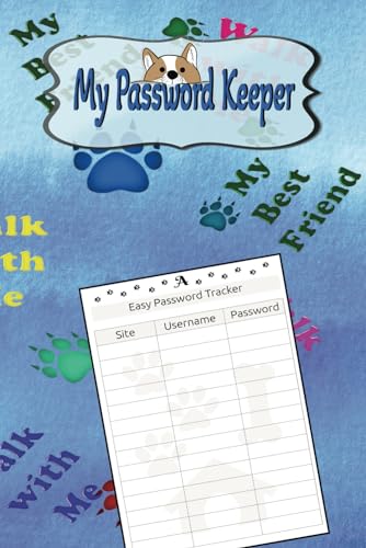 Password Book: Alphabetical Pages to Keep Track of Passwords, 104 pages, Perfect for Anyone