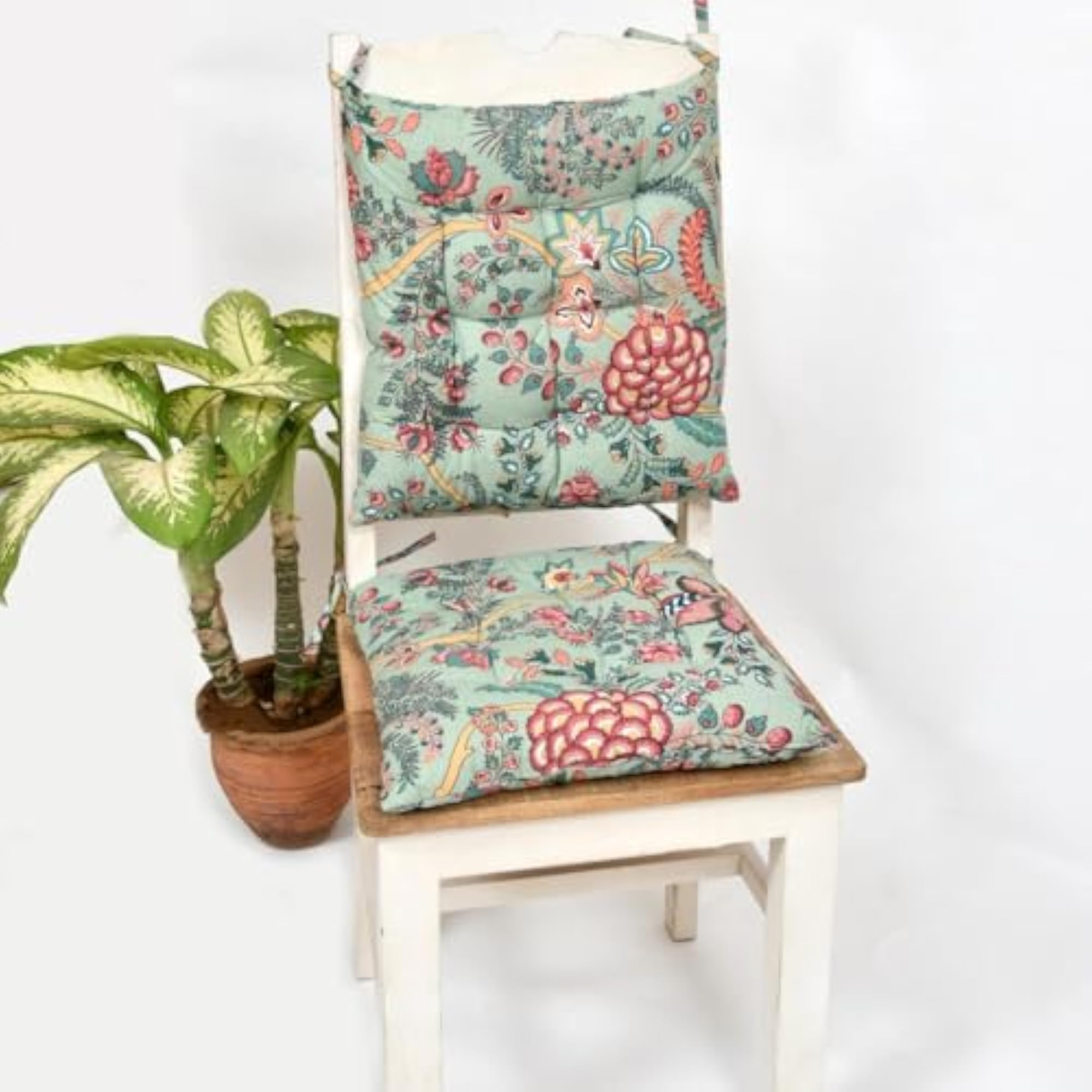 Microfibre Soft Cotton Chair Pad Cushion for Indoor/Outdoor Use