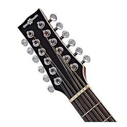 Gear4music Guitare électro-acoustique 12 cordes pour gaucher - Les Beatles, Paul McCartney, John Lennon, RIngo Starr, George Harrison Gear4music Guitare électro-acoustique 12 cordes pour gaucher – Image 5