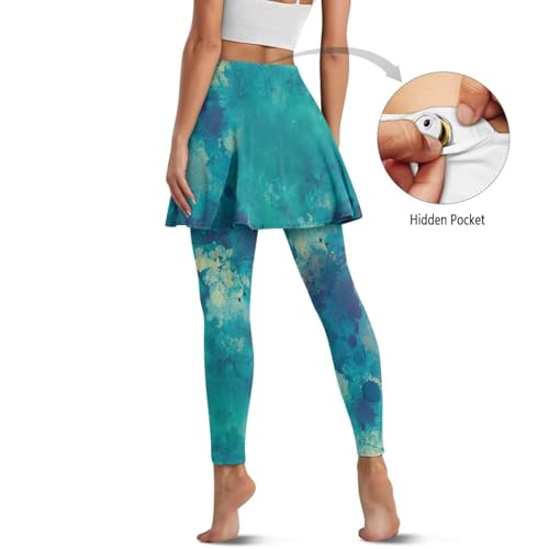 Skirted Leggings for Women with Pockets Golf Skirt with Leggings Athletic Skirt with Leggings Soft Picklebal Skirts3