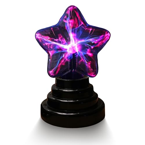 Image of Plasma Star,Plasma Ball Lamp，Plasma Globe ，Flashmen Science Toy，Fancy Club Decor and Science Education Gifts，Plasma Ball Sensor Lighting Globe with Music,Voice and Touch Response