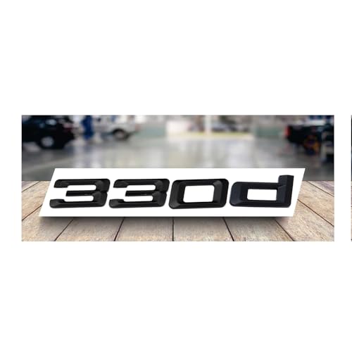 Emblema ontto para maletero Serie 3, soluciona el desgaste de letras de modelos 320d a 340d