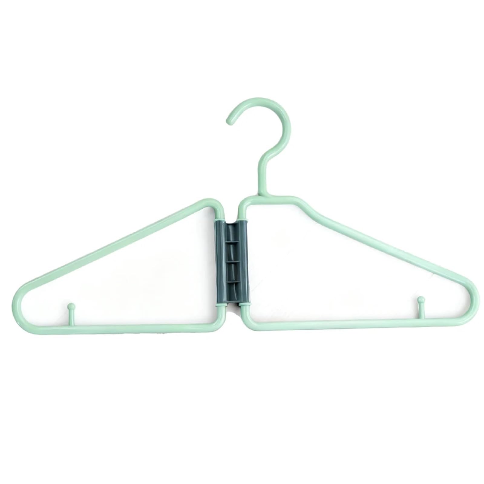 Travel Hangers Multifunctional Cloth Hanger Foldable Portable Travel Saving Space Ultra-Light Clothes Hangers(D)
