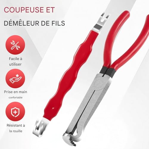 Alicates desconector de conectores eléctricos para automoción e industria 7
