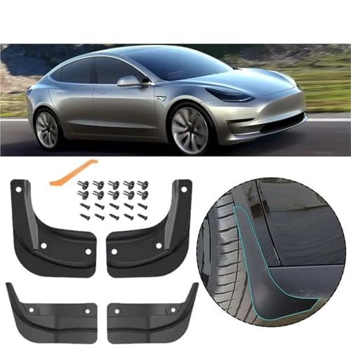 Garde-Boue en Design Original pour Tesla 2024 Highland avec Structure Souple - 5