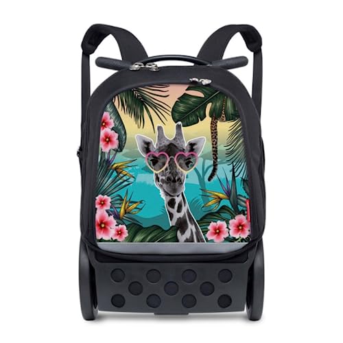 NIKIDOM Roller UP XL Mochila con Ruedas, Juventud Unisex, Safari (Multicolor), Talla Única