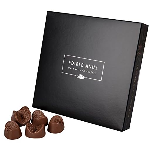 Edible Anus Milk Belgian Chocolate Gift Rude Gay Naughty Anal Novelty Sweets