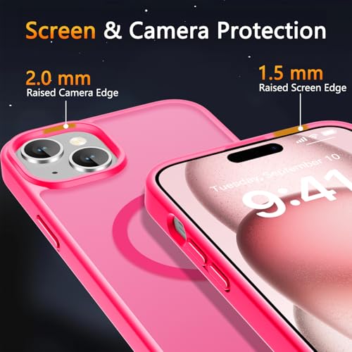 Coque pour iPhone 15 mate pour éviter les traces de doigts - 3