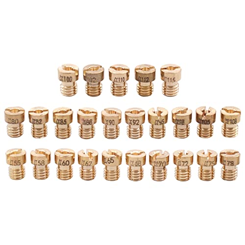 Flewdart Vergaser Düsenset 20 Stück M6 - 55-150 Hauptdüsen Für Motorrad & Roller