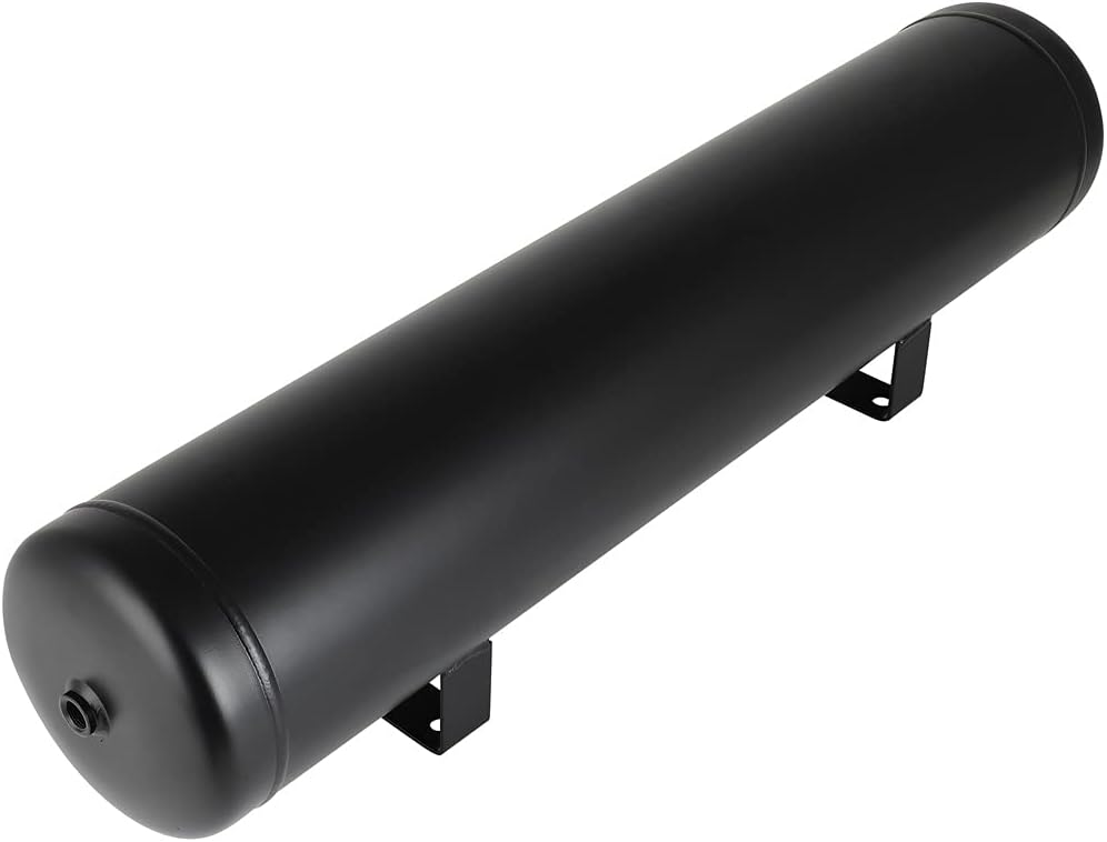 Ineedup 5 Gallon (18 Liter) 9 Ports Suspension Air Ride Bag Train Truck Horn Air Tank Car Horn Tank 200 PSI