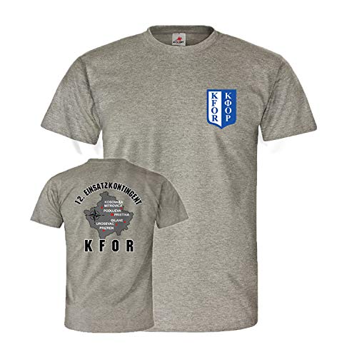 T-shirt militaire KFOR pour bivouac et entraînement US Army lot de 12