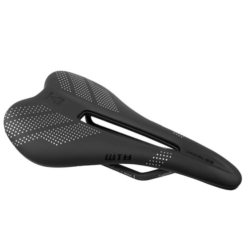 WTB Gravelier Bike Seat (Saddle) - Fusion Form Base - Mountain, Gravel, Road & Bikepacking (Carbon Rail)
