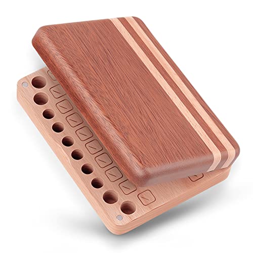 乳歯ケース 木製 乳歯 ケース ボックス 箱名前と抜けた日シール付き