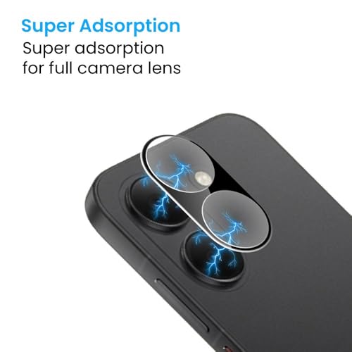 Image of FIRST MART Black Camera Lens Protector for Poco X8 Pro | 9H Tempered Glass, HD Clear, Scratch Resistant, Anti-Fingerprint, Case-Friendly | Pack of 1