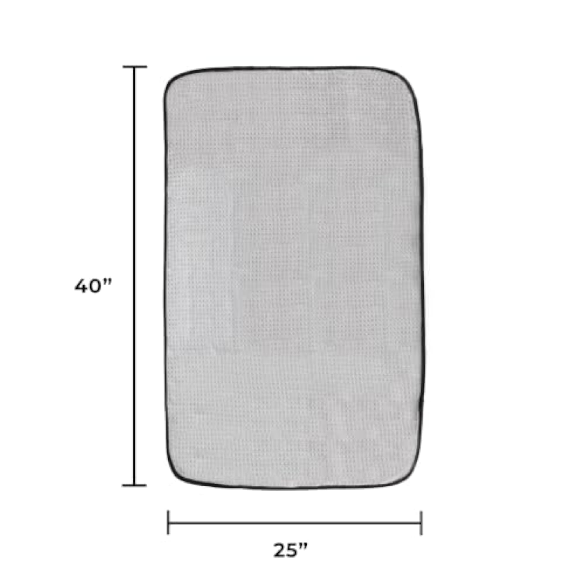 Waffle-Weave Microfiber Drying Towel, Super Absorbent