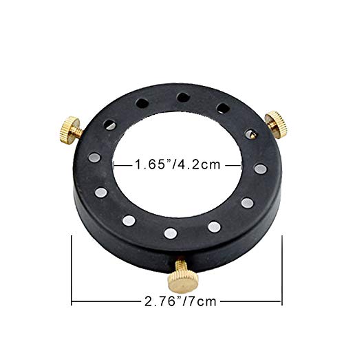 Image of 4-Pack Industrial Vintage Metal Decorative Ring Lighting Accessories For Pendant Light Wall Light Fixtures Lampshade Holder(Black)
