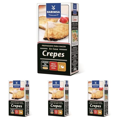 Harimsa Preparado para Crepes, 500g (Paquete de 4)