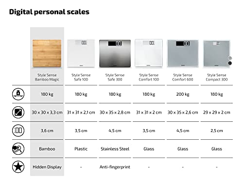 Soehnle Style Sense Bamboo Magic Bilancia