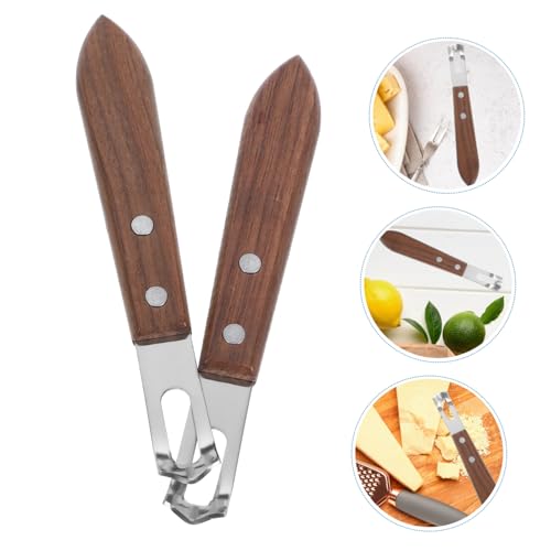 Set ralladores de acero inoxidable para limón y queso 2 piezas miniatura 6