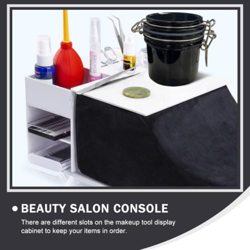 Console acrylique pour extensions de cils au design blanc épuré - 7