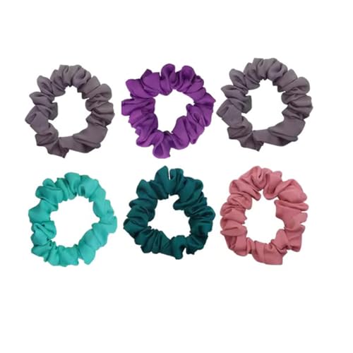 Image of GITGRNTH Soft Cotton Hair Ties for Women - No Damage Elastic Hair Bands - Durable Rubber Band for Women - Ideal Ponytail Holders - Comfortable Hair Accessories - Gentle on All Hair Types - Perfect for Thick and Thin Hair - Scrunches for Women - Kids Hair Rubber Band