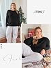 ATHMILE Womens Fall Fashion 2026 Cute Spring Tops Casual O Neck Fitted Fashion Shirts Ladies Clothes Fashion Outfits Black #3