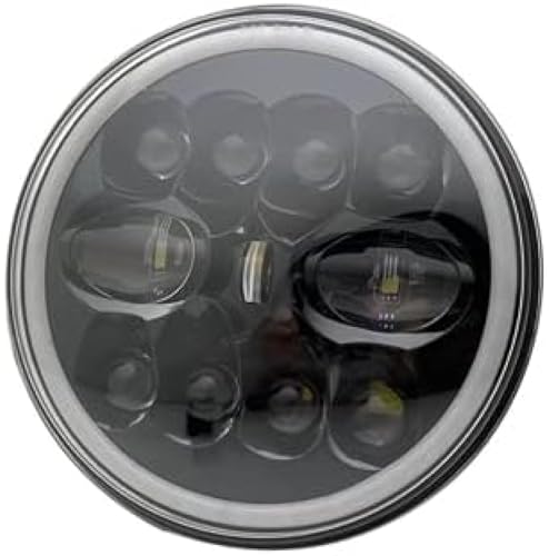 Phare de moto LED 7 pouces Halo DRL idéal pour les longs road trips en Road King