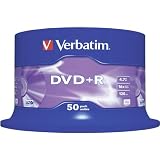 Verbatim 43550 -Pack de DVD+R vírgenes (50 Unidades, 4.7 GB, 16x)